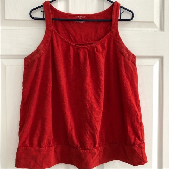 Lane Bryant Tops - Lane Bryant Tank, Stunning Bright Red/Orange Color